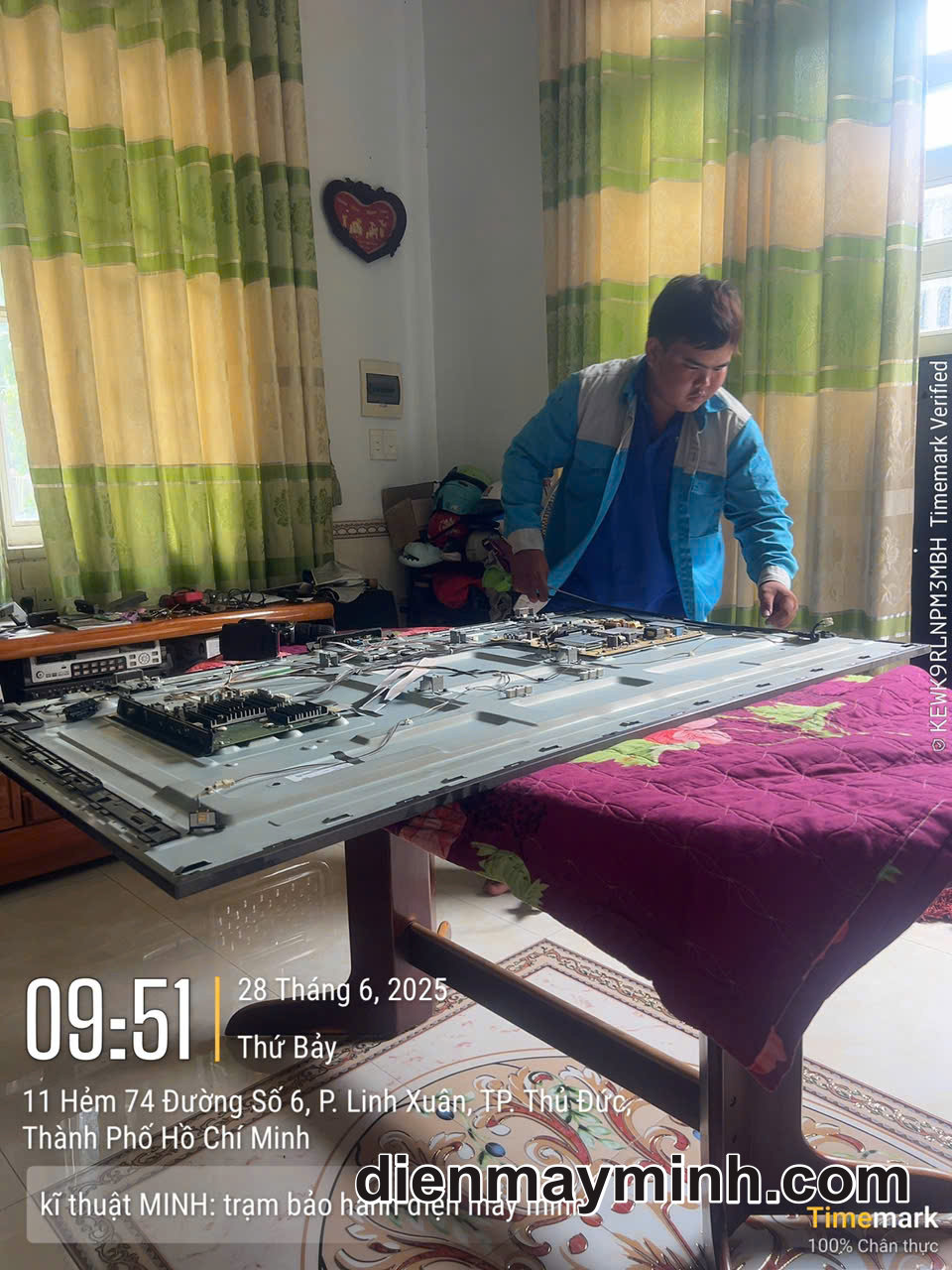 Thay Đèn Led Tivi 49 Inch